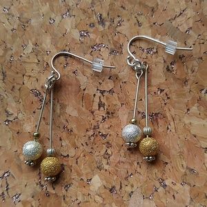 ♦ 3 for $15 Handmade Two-tone Dangle Earrings